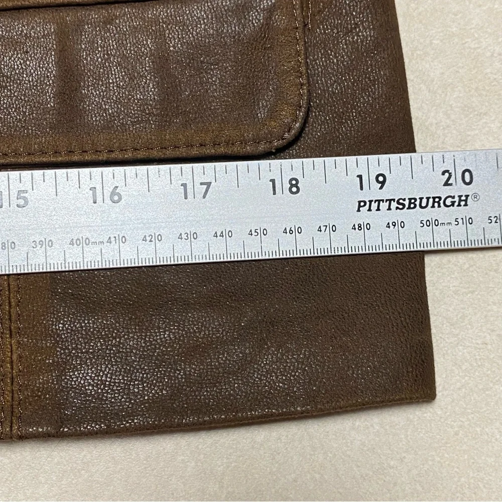 El Bomero Jacket Women’s Size Large Brown Suede Leather Motto Jacket Vintage - Picture 16 of 17